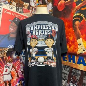 Vintage St. Louis Cardinals San Francisco Giants 2002 MLB Baseball‎ Tee Sz XL